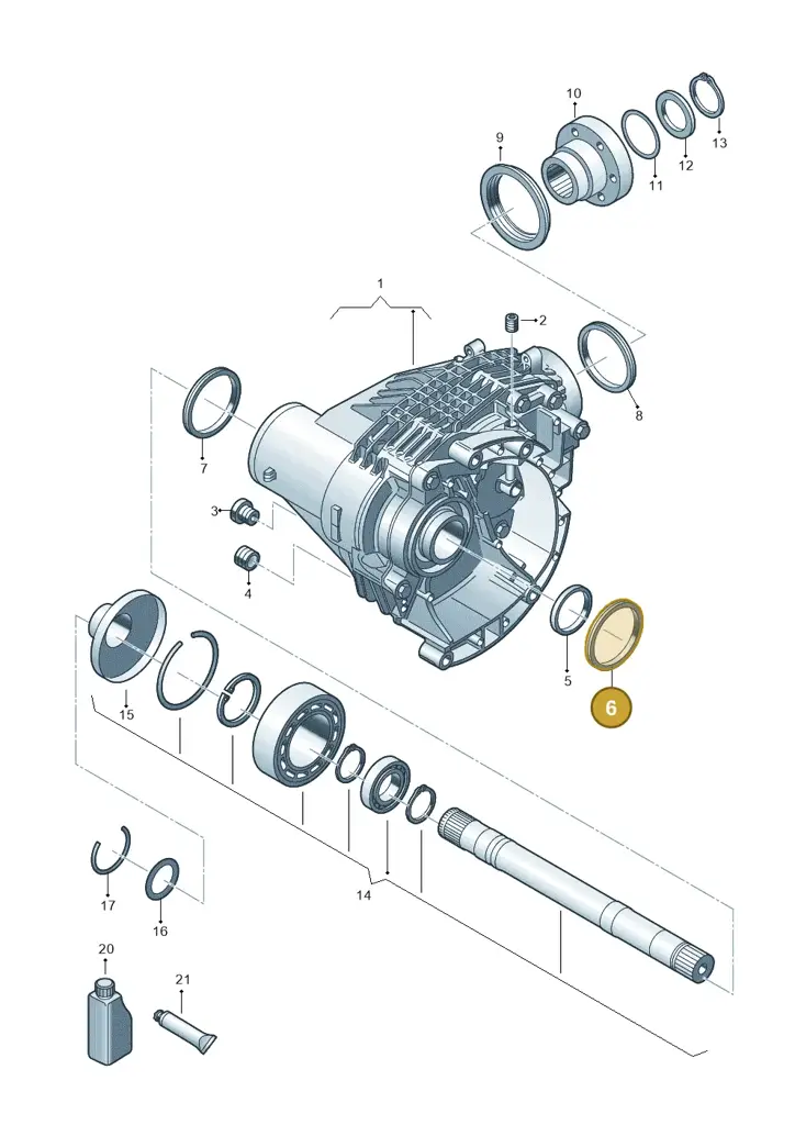 0AX409529 — Volkswagen Transport. multivan (2019-2024) diagram 806409000, position 6