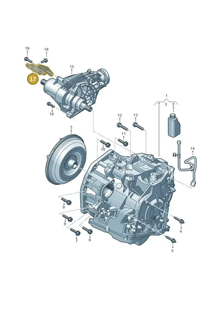 0AX409905 — Volkswagen MAN TGE 55 (2016-2021) diagram 807300810, position 17