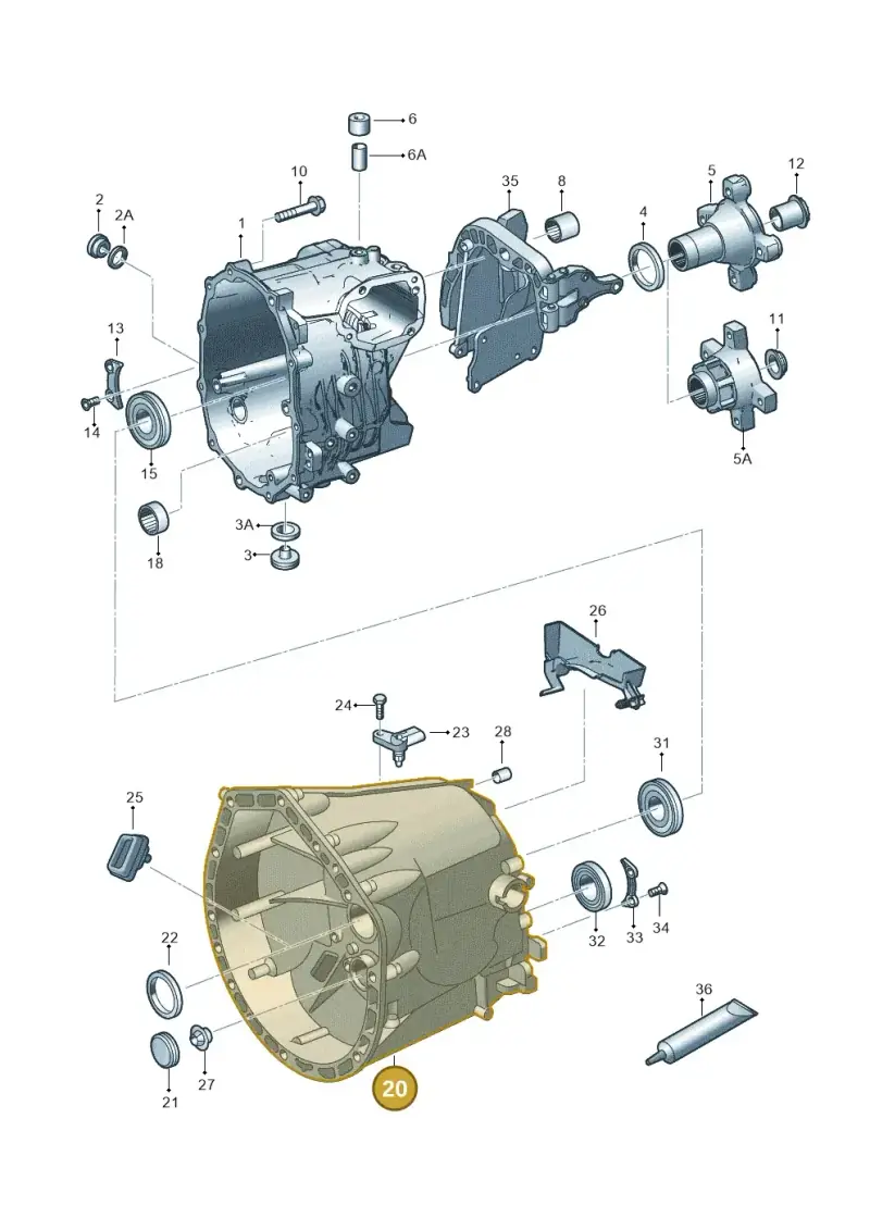 0B7301103A — Volkswagen Crafter 35 panel (2011-2016) diagram 483301300, position 20