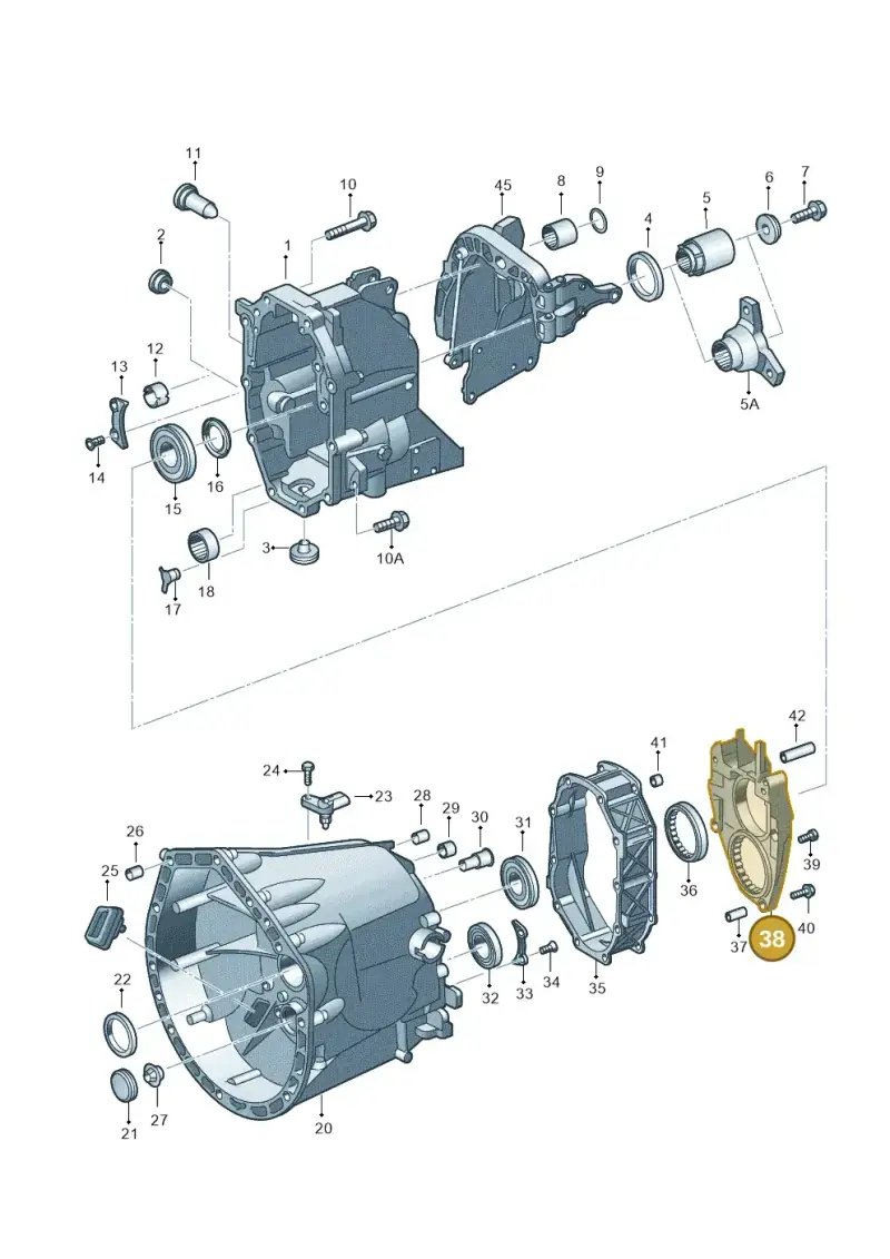0B7311485A — Volkswagen Crafter 35 panel (2011-2016) diagram 483301200, position 38