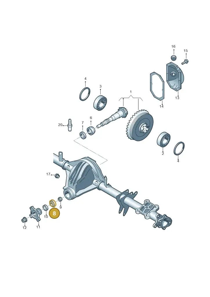 0BA409123B — Volkswagen Crafter 35 panel (2011-2016) diagram 483525100, position 8