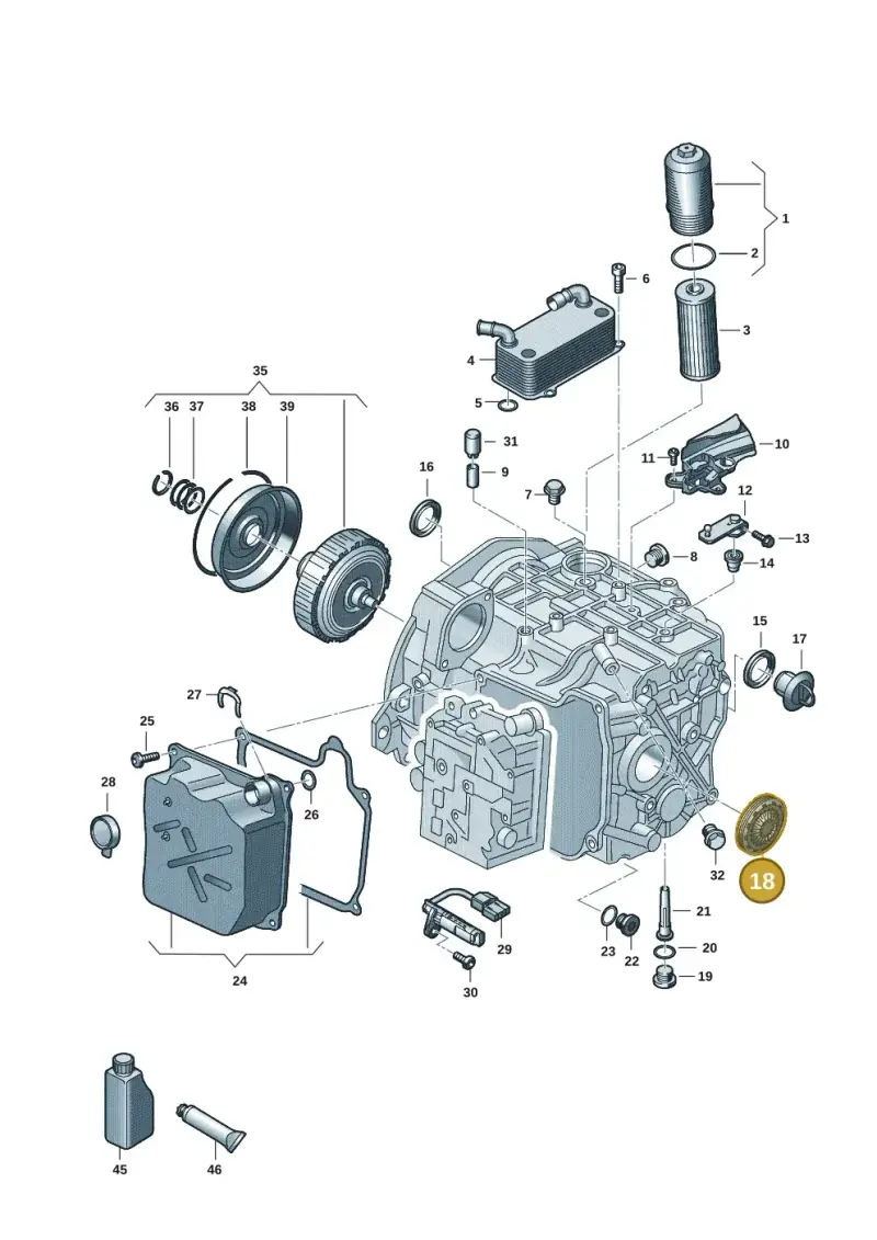 0BH301125E — Volkswagen Transport. multivan (2019-2024) diagram 861300955, position 18