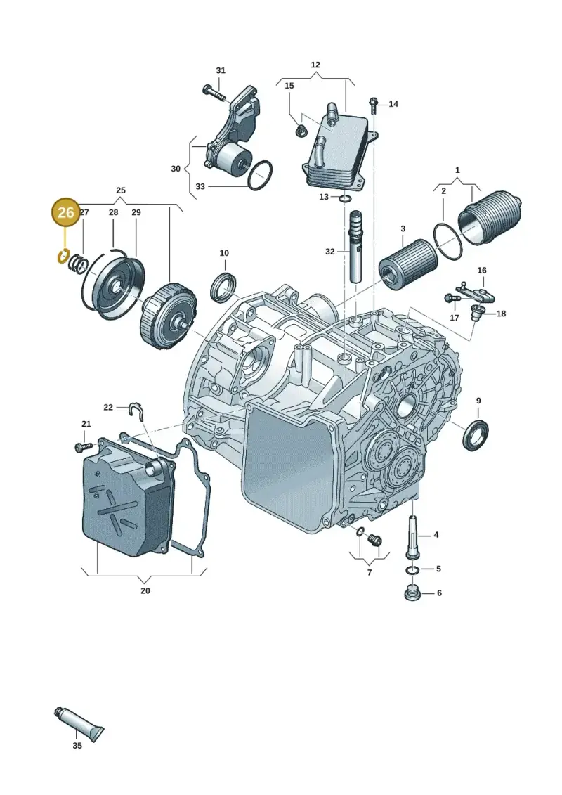 0BH311321 — Volkswagen Caddy Maxi Kombi (2020-2024) diagram 813300602, position 26