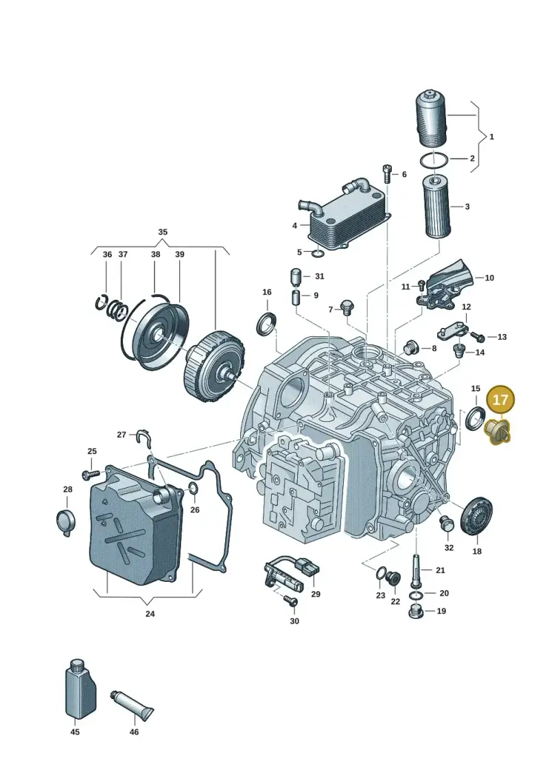 0BT311120 — Volkswagen Transport. multivan (2019-2024) diagram 861300955, position 17