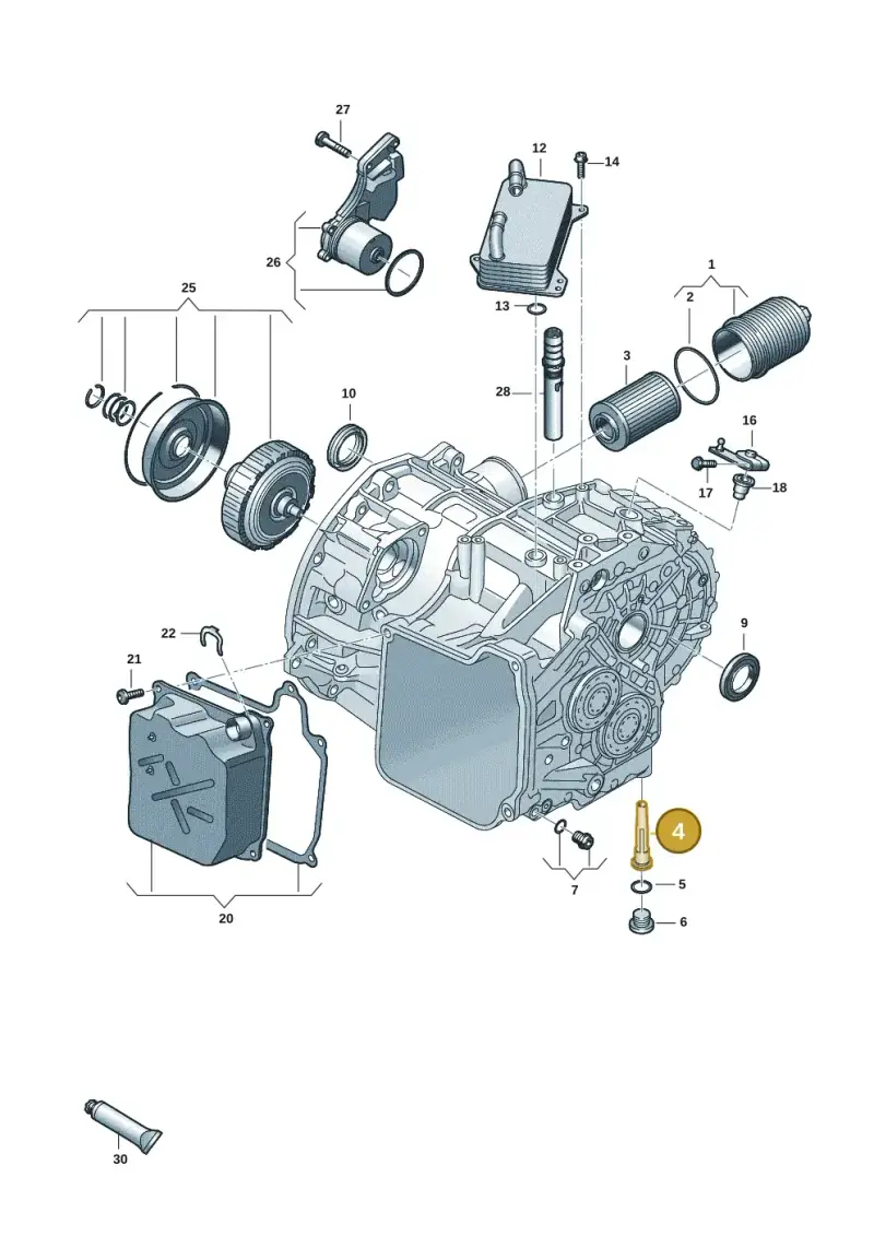 0BT321363 — Volkswagen Tiguan 2.0 4Motion (2017-2024) diagram 827300655, position 4