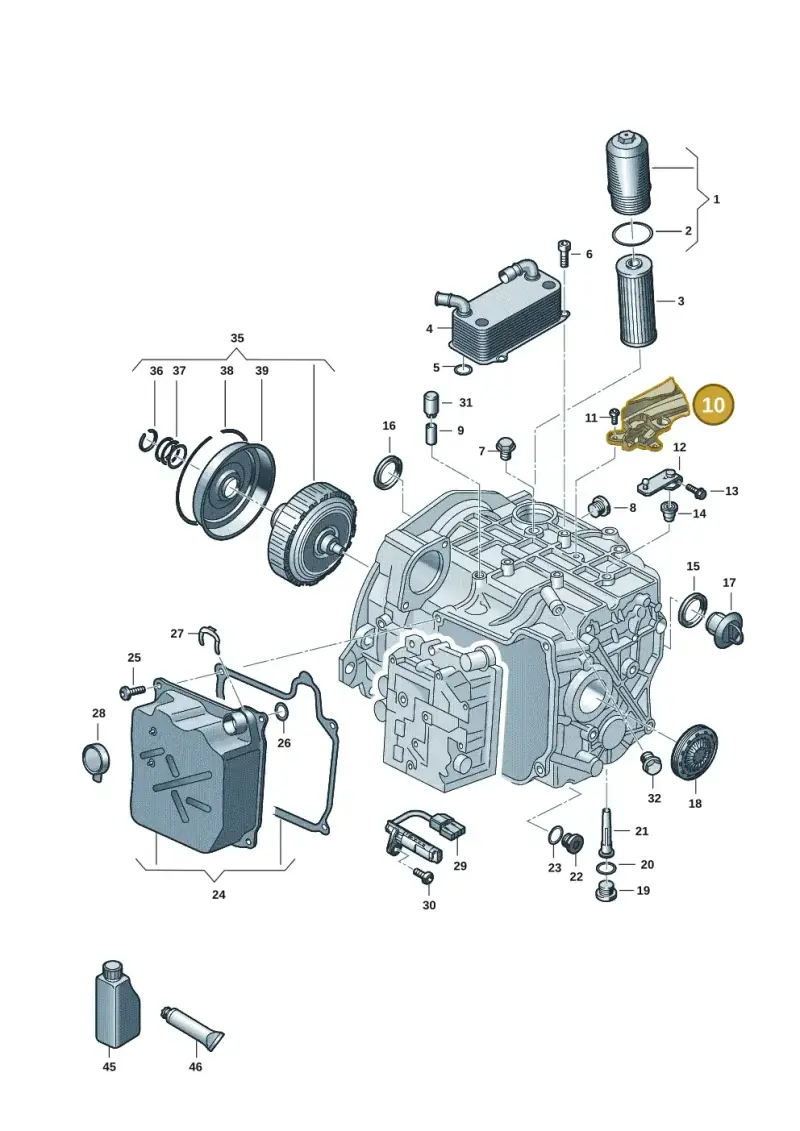 0BT321396D — Volkswagen Transport. multivan (2019-2024) diagram 861300955, position 10