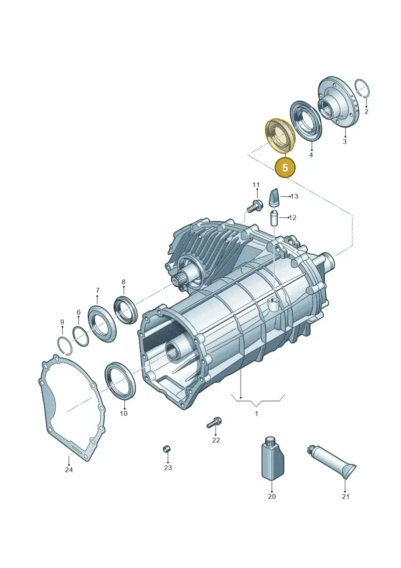 0BU321199 — Volkswagen Amarok twin cab (2022-) diagram 683341150, position 5