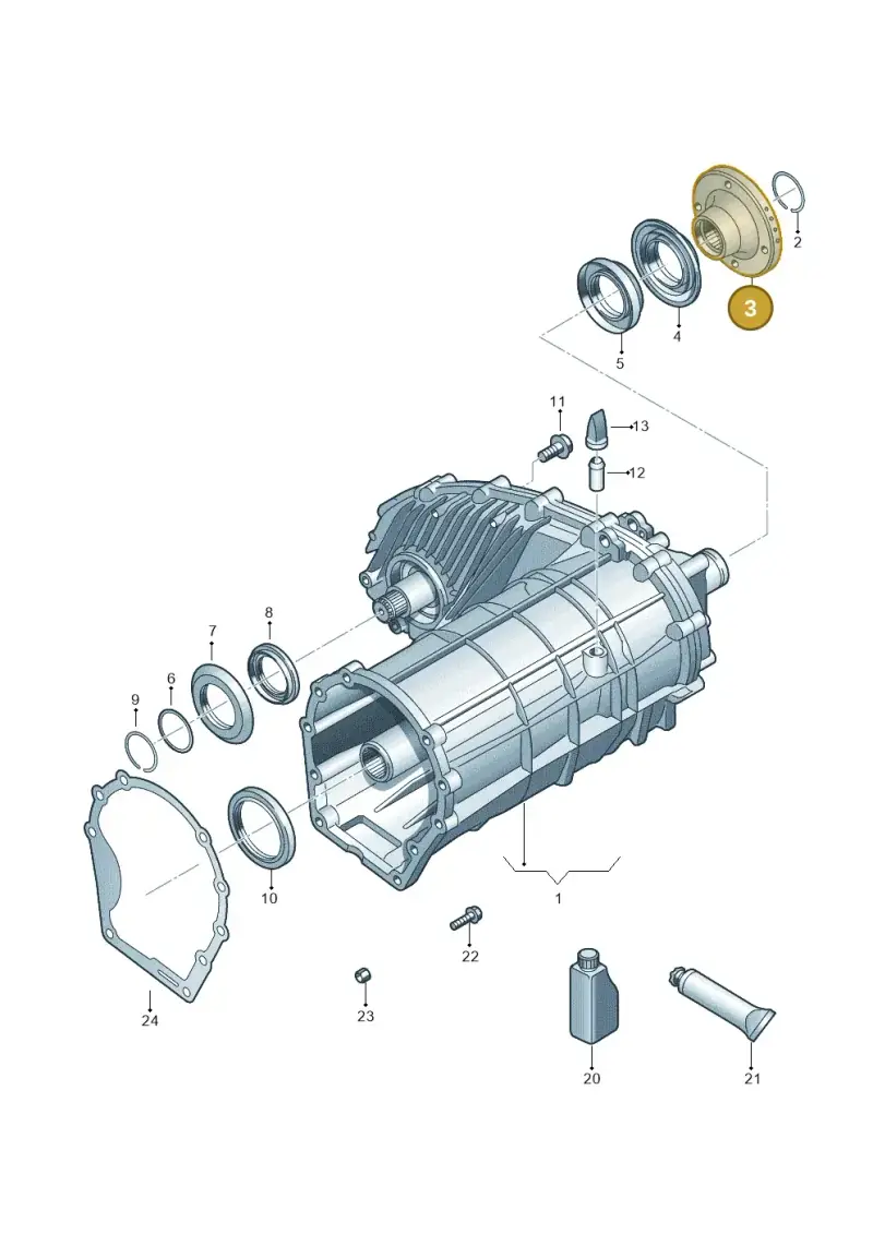 0BU341272 — Volkswagen Amarok twin cab (2022-) diagram 683341150, position 3