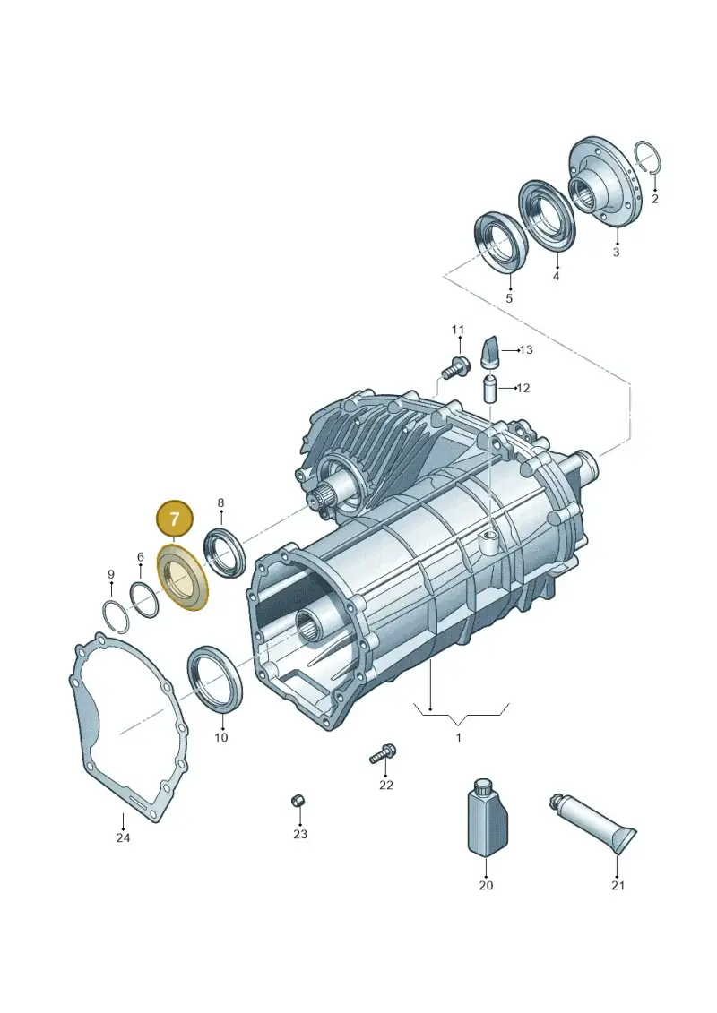 0BU409375 — Volkswagen Amarok twin cab (2022-) diagram 683341150, position 7