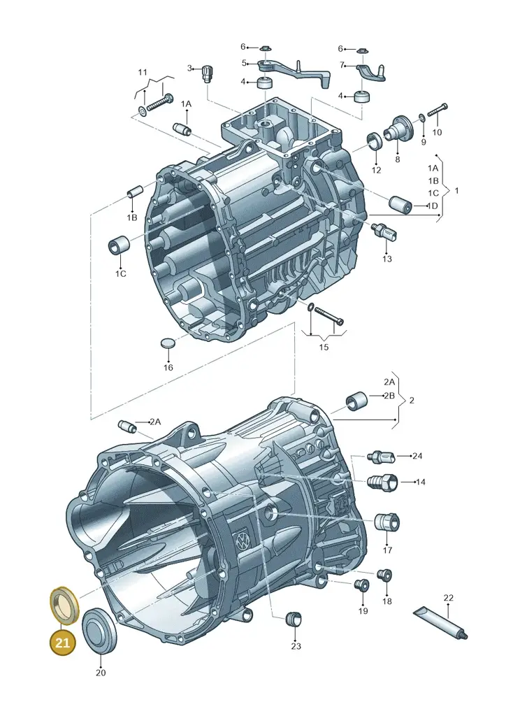 0C6311109 — Volkswagen Amarok twin cab (2022-) diagram 683301200, position 21