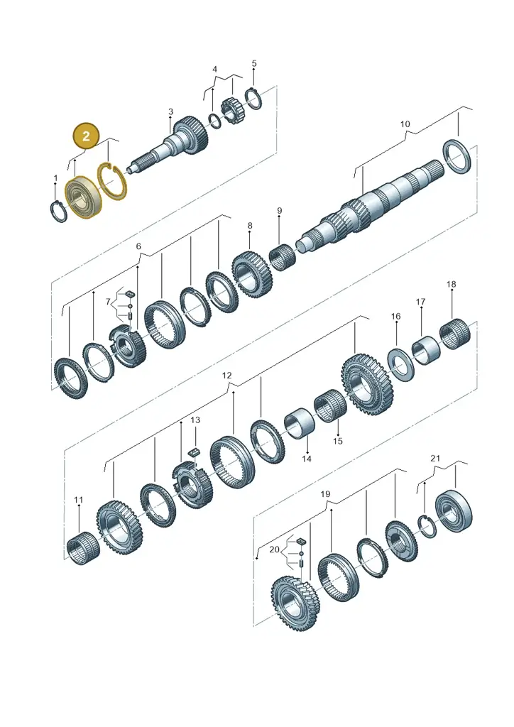 0C6311110 — Volkswagen Amarok twin cab (2022-) diagram 683311100, position 2