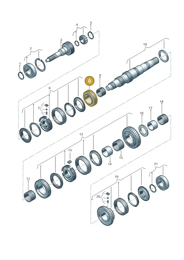 0C6311129 — Volkswagen Amarok twin cab (2022-) diagram 683311100, position 8