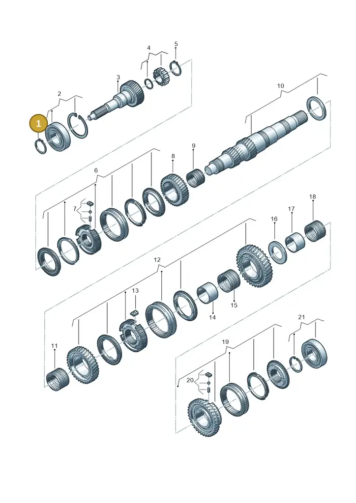 0C6311152 — Volkswagen Amarok twin cab (2022-) diagram 683311100, position 1