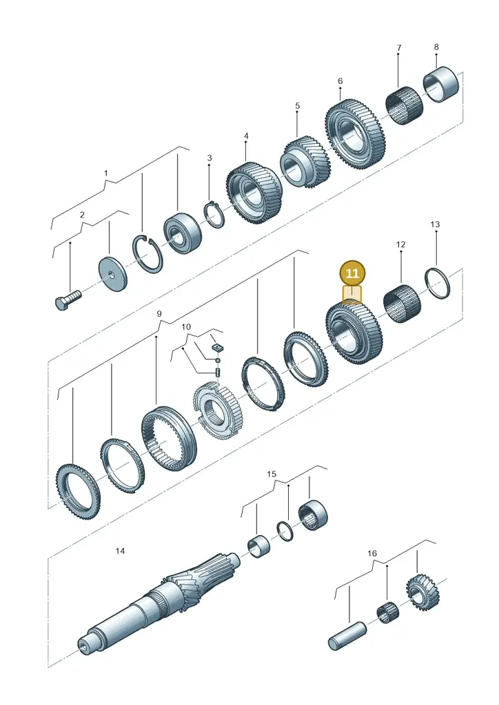 0C6311158A — Volkswagen Amarok twin cab (2022-) diagram 683311110, position 11