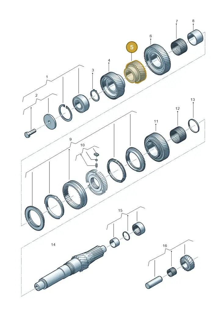 0C6311285 — Volkswagen Amarok twin cab (2022-) diagram 683311110, position 5