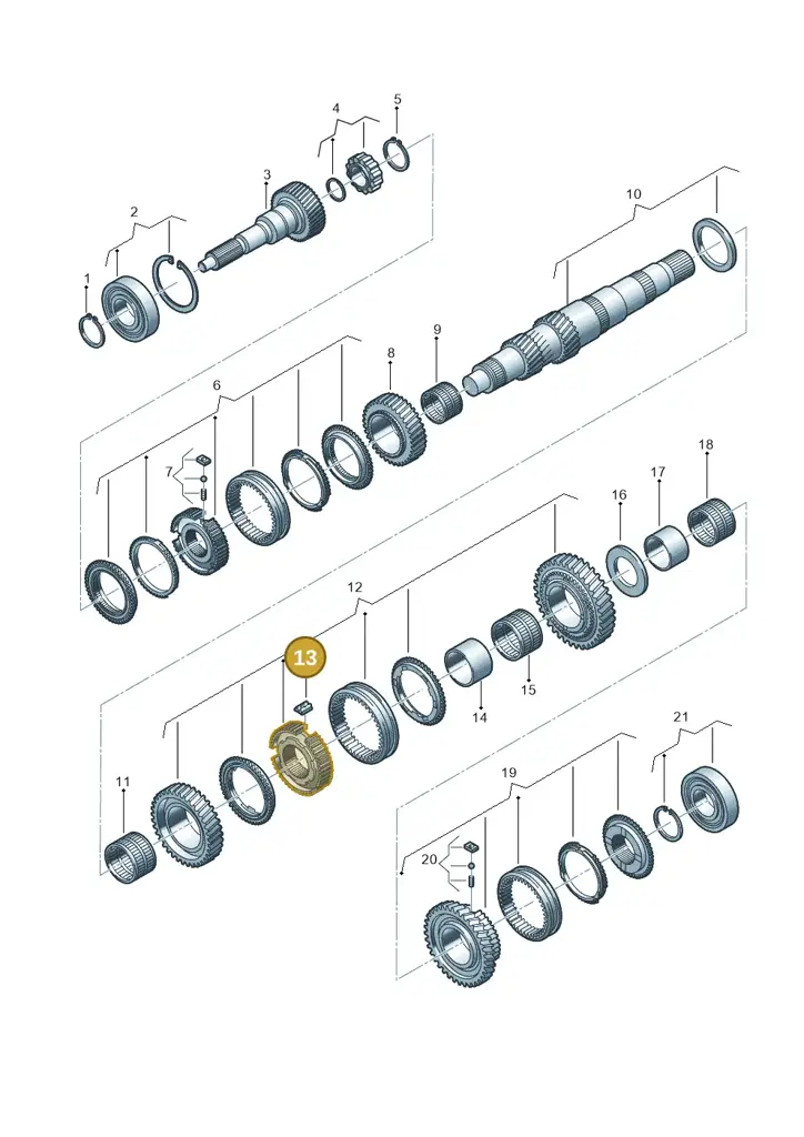 0C6311314 — Volkswagen Amarok twin cab (2022-) diagram 683311100, position 13