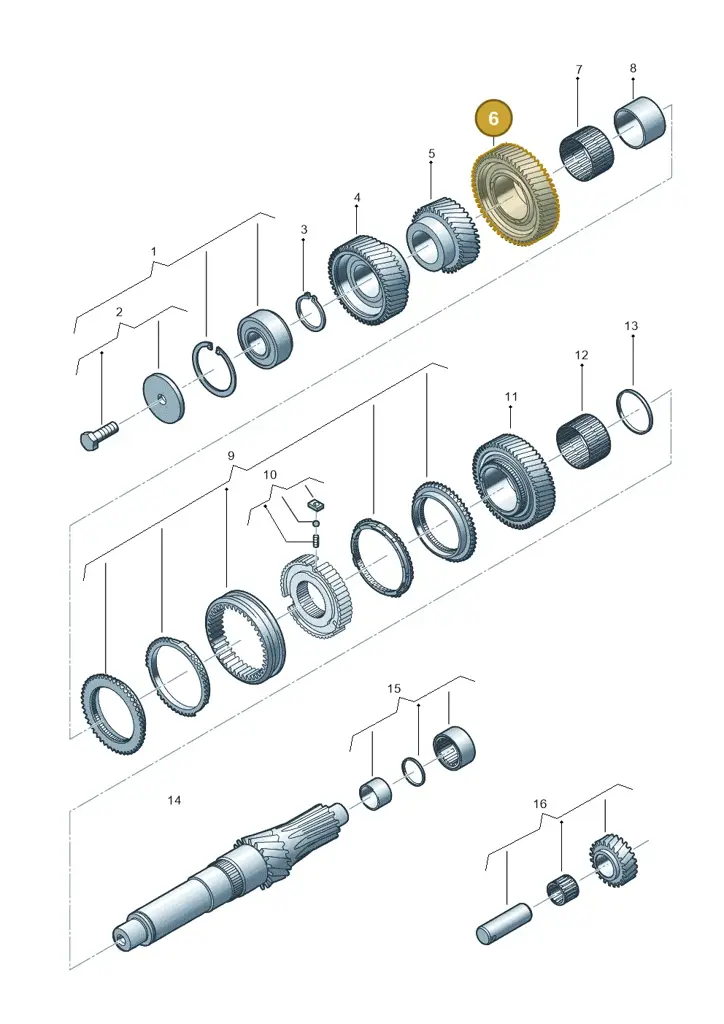 0C6311349A — Volkswagen Amarok twin cab (2022-) diagram 683311110, position 6