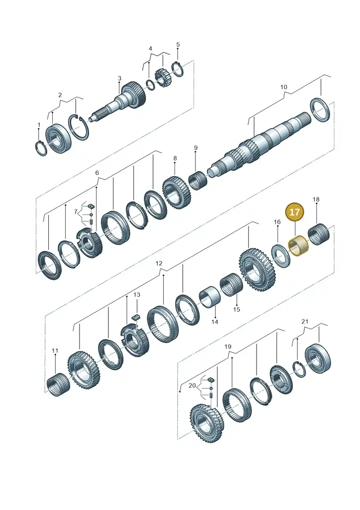 0C6311371A — Volkswagen Amarok twin cab (2022-) diagram 683311100, position 17
