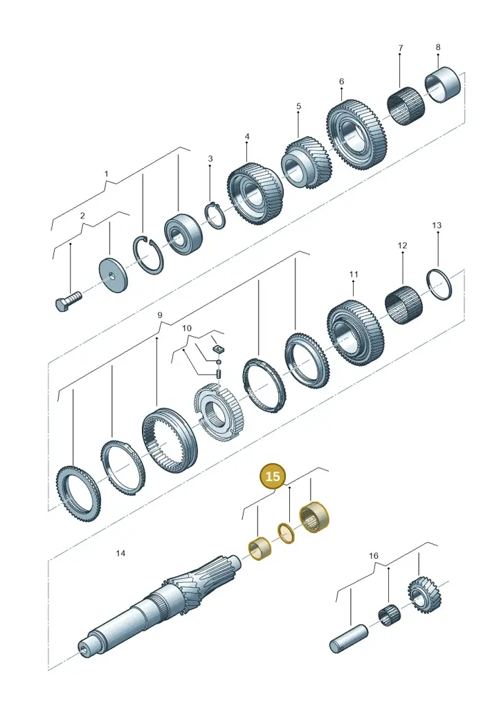 0C6311400A — Volkswagen Amarok twin cab (2022-) diagram 683311110, position 15