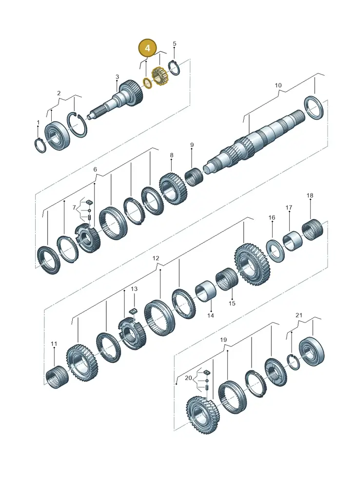 0C6311400 — Volkswagen Amarok twin cab (2022-) diagram 683311100, position 4