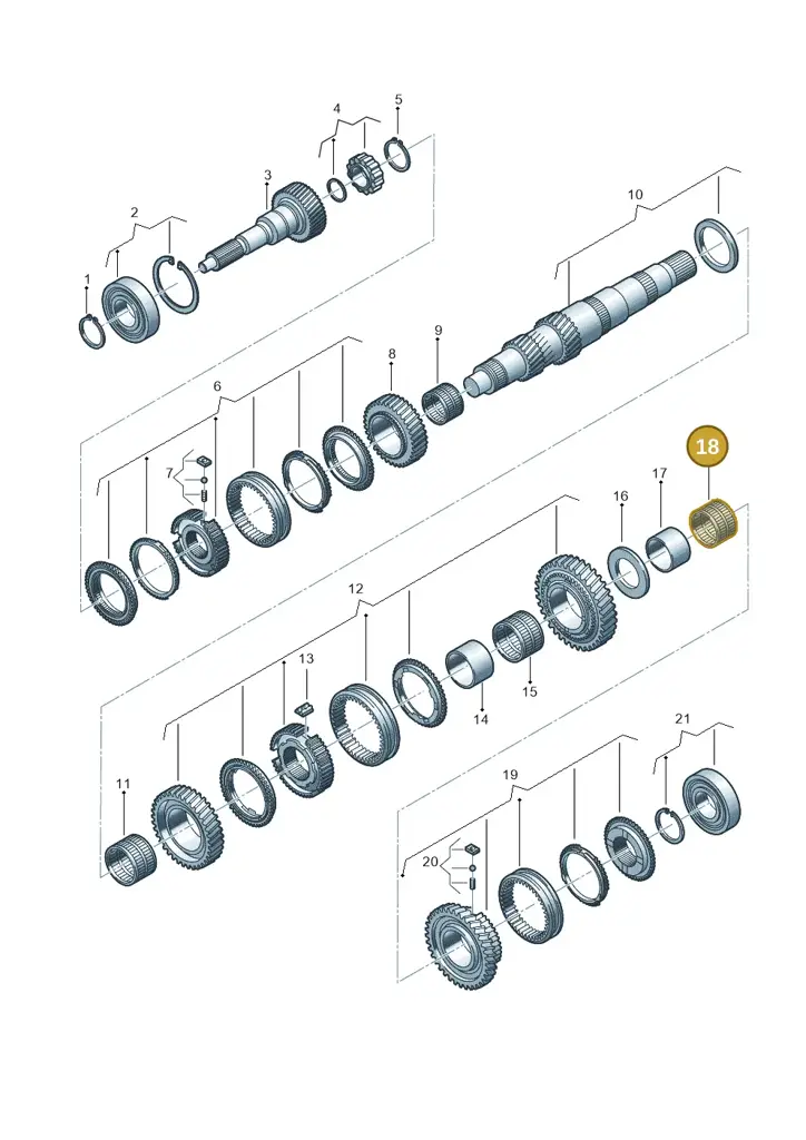 0C6311432 — Volkswagen Amarok twin cab (2022-) diagram 683311100, position 18