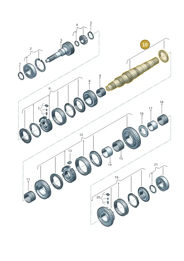 0C6311453A — Volkswagen Amarok twin cab (2022-) diagram 683311100, position 10