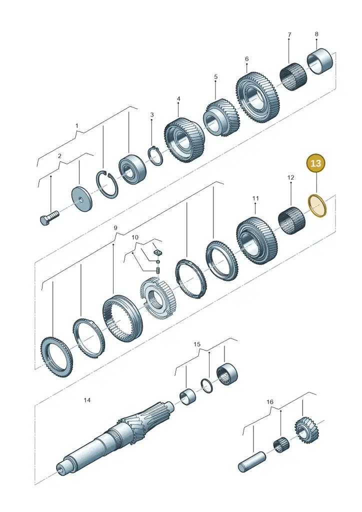 0C6311470 — Volkswagen Amarok twin cab (2022-) diagram 683311110, position 13