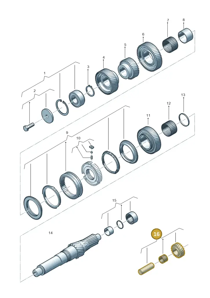 0C6311654 — Volkswagen Amarok twin cab (2022-) diagram 683311110, position 16