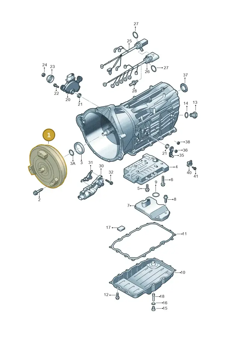 0C8323571 — Volkswagen Touareg BlueMotion (2014-2018) diagram 693321600, position 1