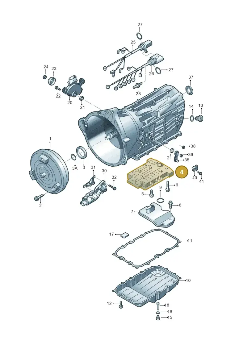 0C8325039A — Volkswagen Touareg BlueMotion (2014-2018) diagram 693321600, position 4