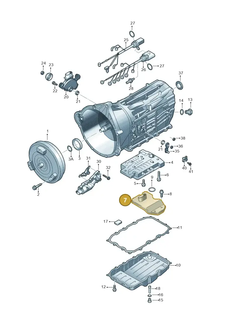 0C8325435 — Volkswagen Touareg BlueMotion (2014-2018) diagram 693321600, position 7