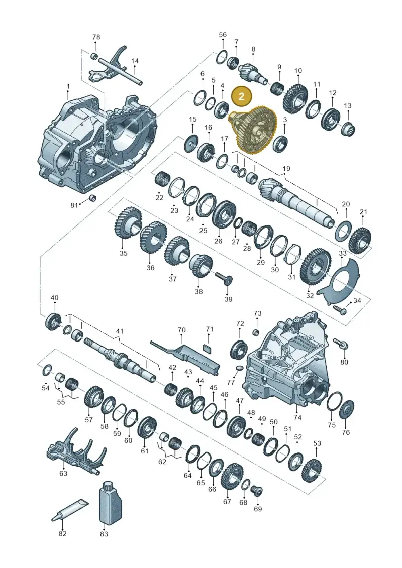 0C9409021AP — Volkswagen Caddy Maxi Kombi (2020-2024) diagram 5h0311150, position 2