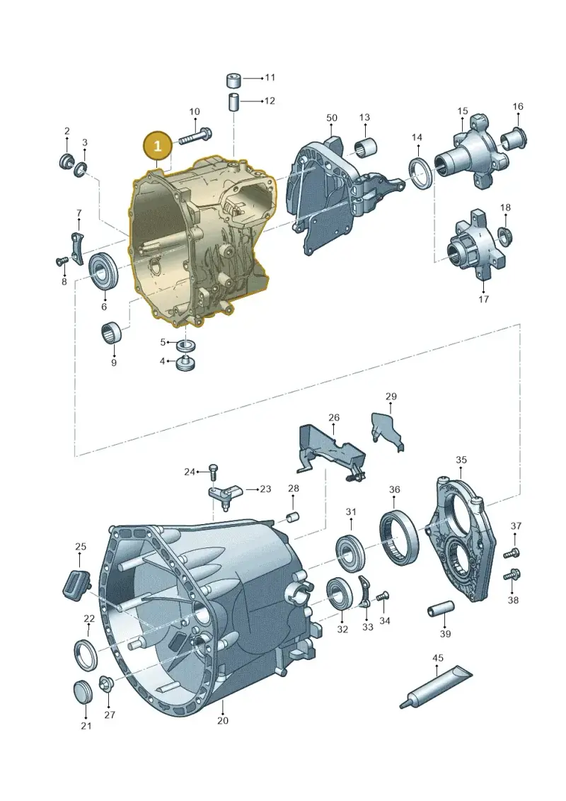 0CB301211A — Volkswagen Crafter 35 panel (2011-2016) diagram 722301400, position 1