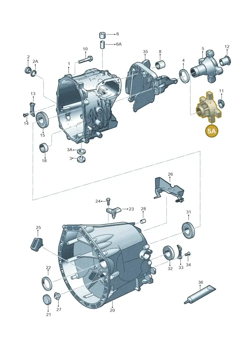 0CB409285A — Volkswagen Crafter 35 panel (2011-2016) diagram 483301300, position 5A