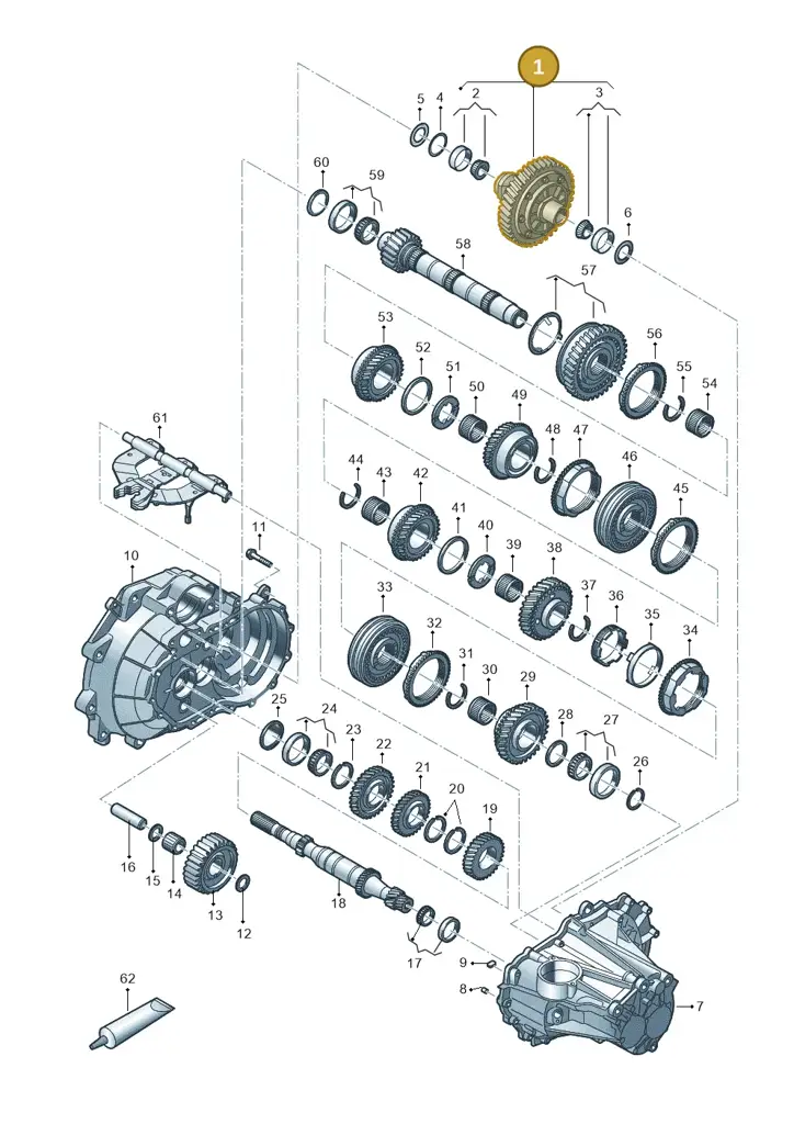 0CF409021G — Volkswagen Up! 1.0 BlueMotion (2016-2023) diagram 892300030, position 1