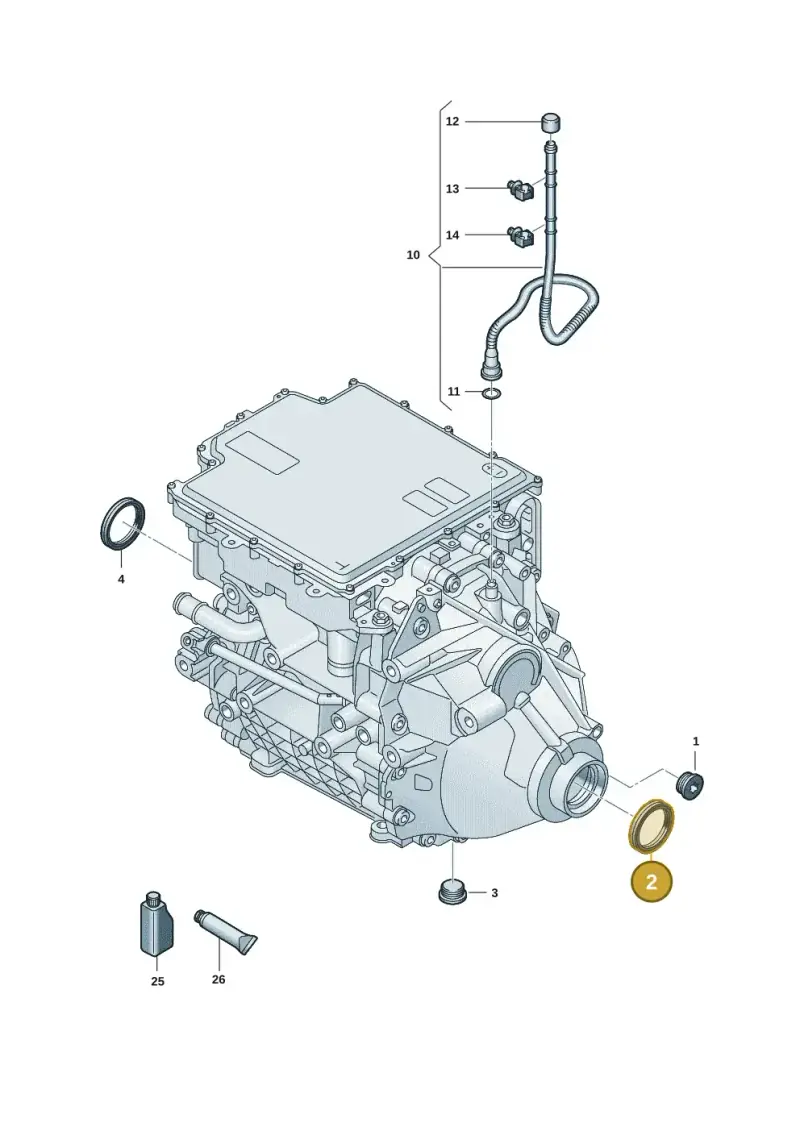 0CF409189C — Volkswagen ID.Buzz (2022-) diagram 14b301000, position 2
