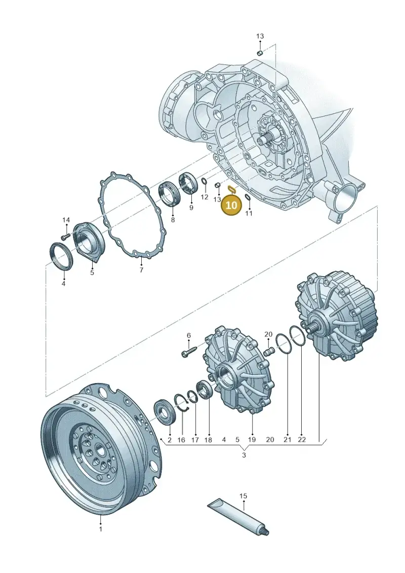 0CK301164 — Volkswagen Phideon (2016-2023) diagram 717321610, position 10