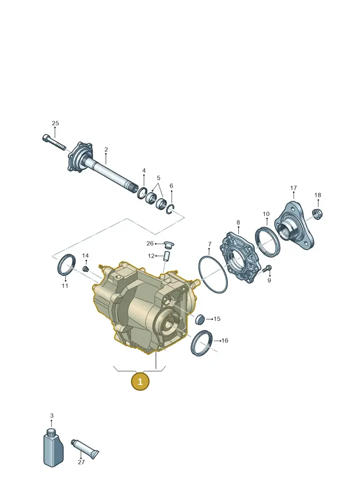 0CN409053AR — Volkswagen Caddy Maxi Kombi (2020-2024) diagram 813409010, position 1
