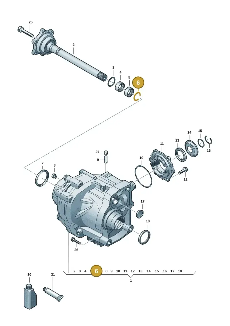 0CN409419 — Volkswagen Tiguan 2.0 (2023-) diagram 57x409590, position 6