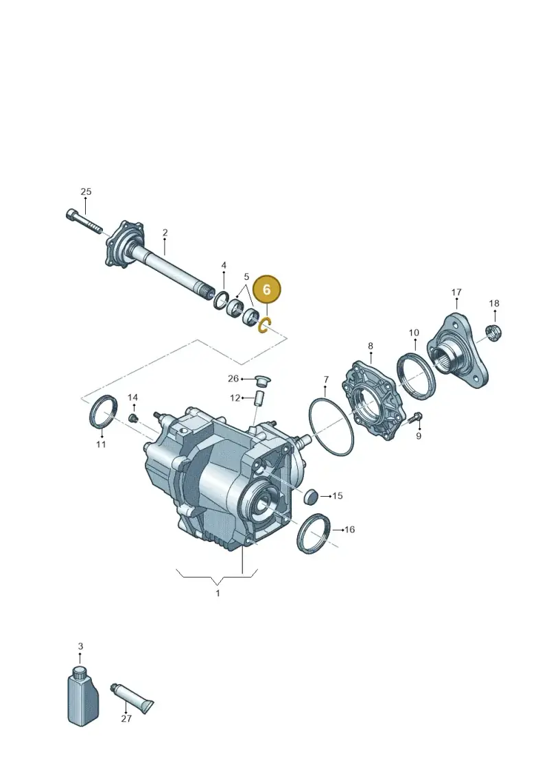 0CN409419 — Volkswagen Caddy Maxi Kombi (2020-2024) diagram 813409010, position 6