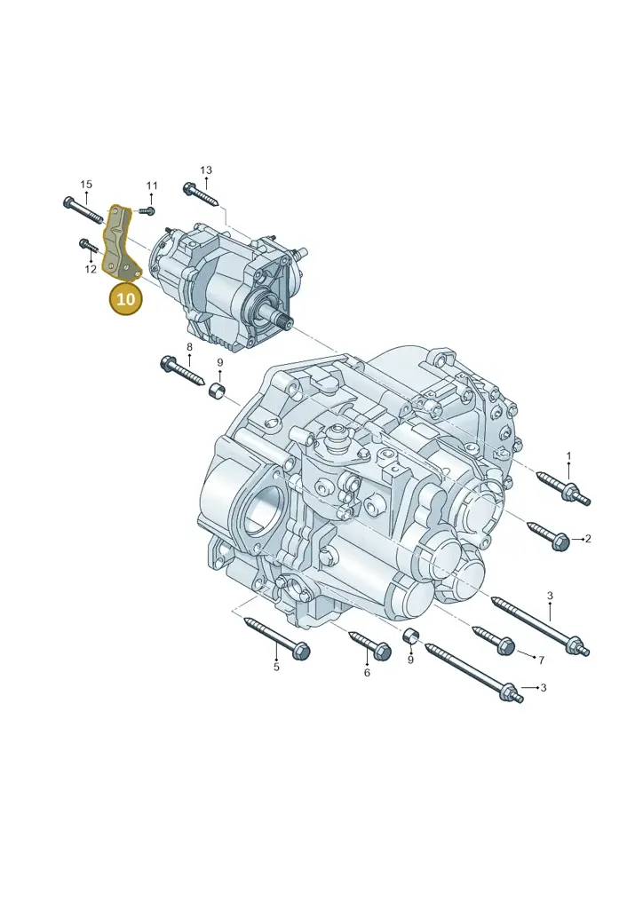 0CN409905 — Volkswagen T-Roc BlueMotion (2017-2024) diagram 884555005, position 10