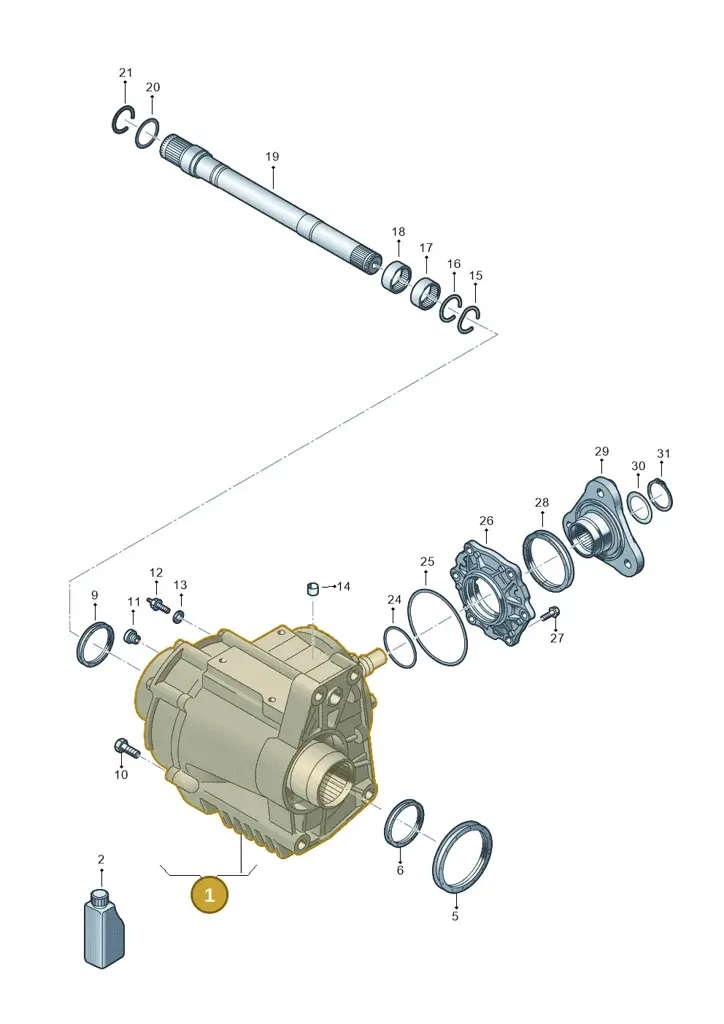 0CP409053AB — Volkswagen Tiguan 2.0 4Motion (2017-2024) diagram 793409700, position 1