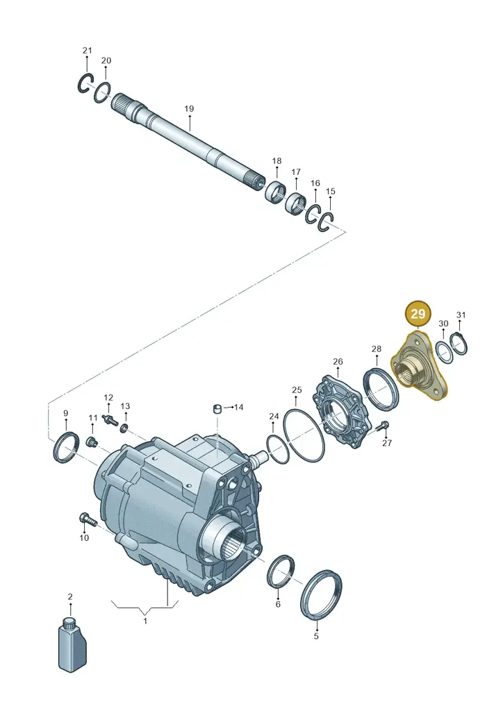 0CP409273B — Volkswagen Tiguan 2.0 4Motion (2017-2024) diagram 793409700, position 29