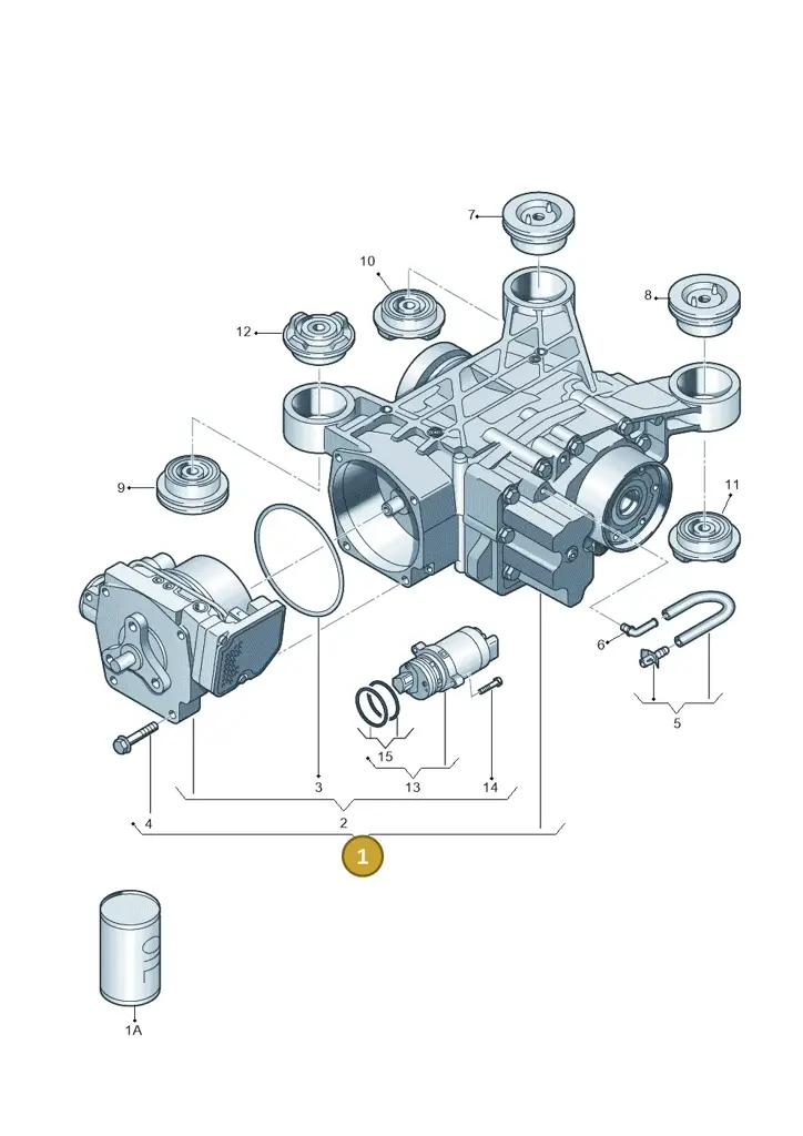 0CQ525010AL — Audi Q3 (2018-2025) diagram 597525000, position 1