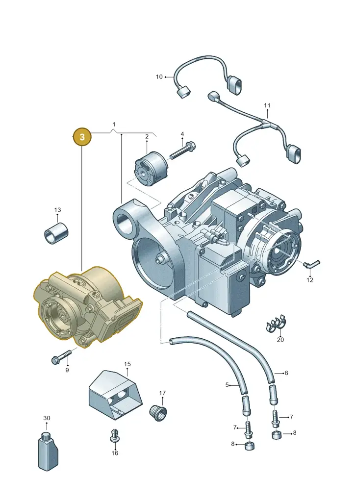 0CQ525554AF — Volkswagen Transport. multivan (2019-2024) diagram 861525100, position 3