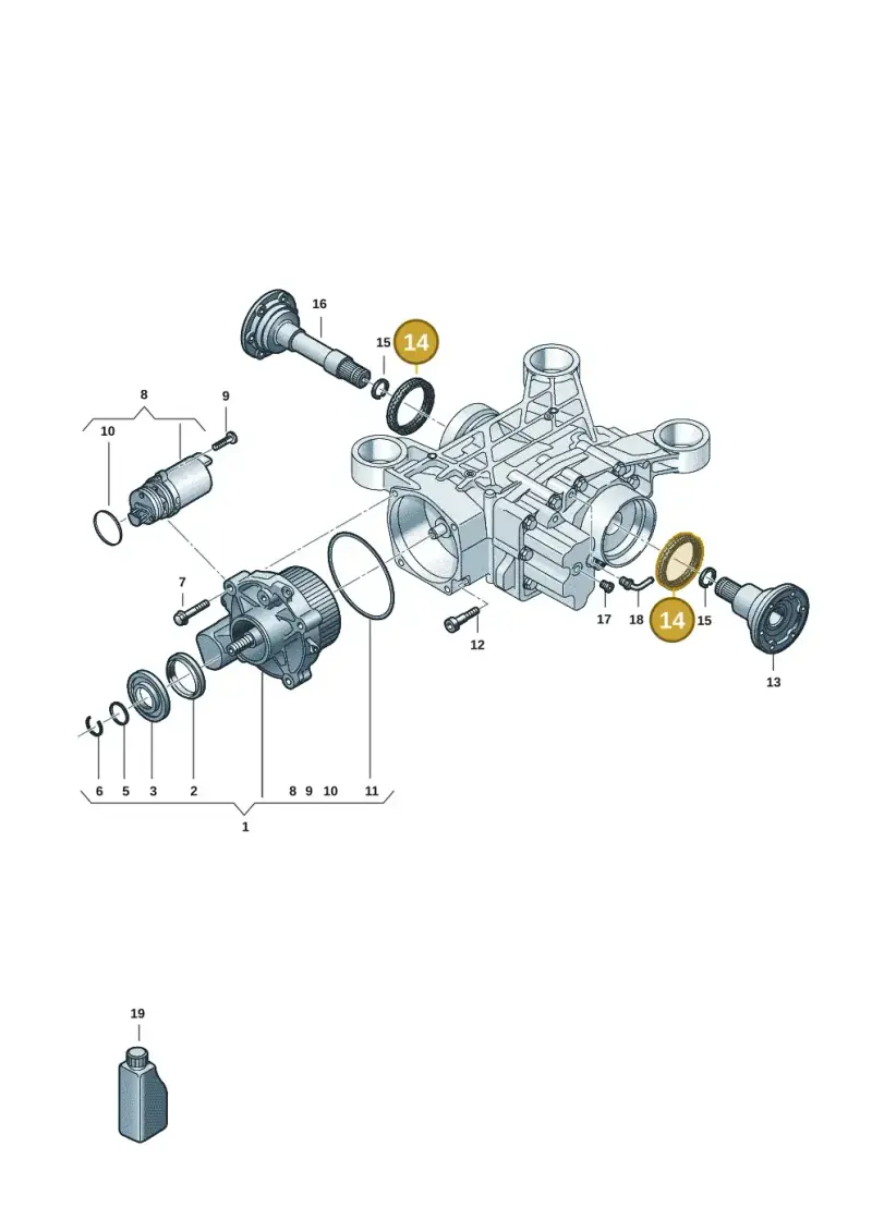 0CQ525596A — Volkswagen Passat estate (2023-) diagram 3j0525100, position 14