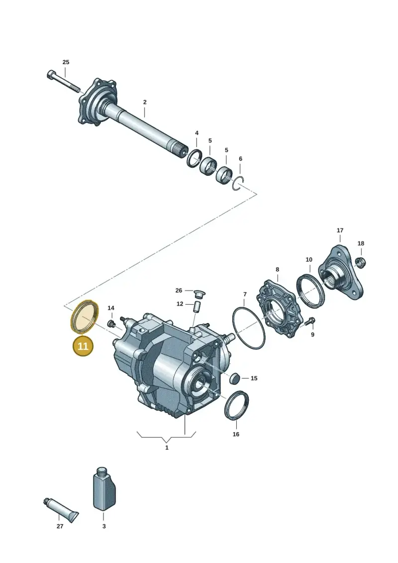 0CQ525596A — Volkswagen Golf 2.0 BlueMotion (2019-2024) diagram 409053041, position 11