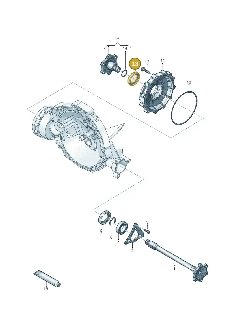 0CS409400 — Volkswagen Phideon (2016-2023) diagram 251409400, position 13