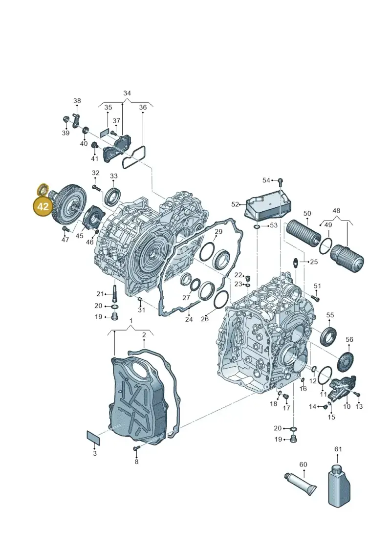 0DD141738E — Volkswagen Passat estate (2023-) diagram 7t0300705, position 42