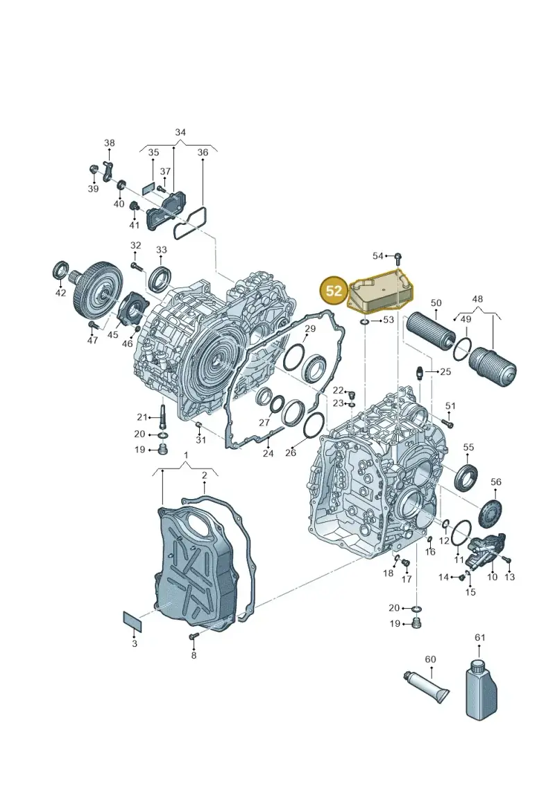0DD317019B — Volkswagen Passat estate (2023-) diagram 7t0300705, position 52